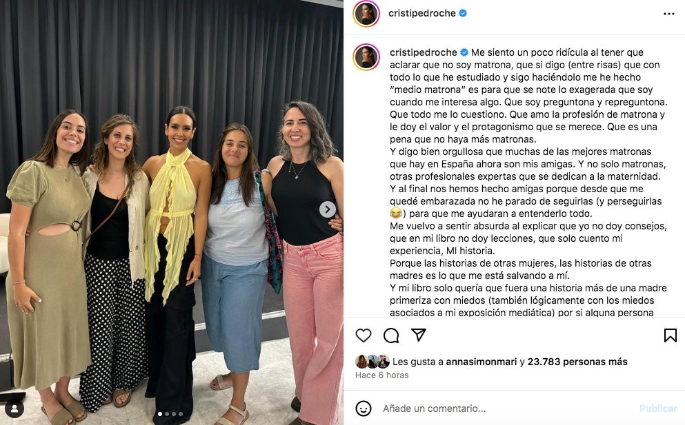 Cristina Pedroche es defensa - Instagram