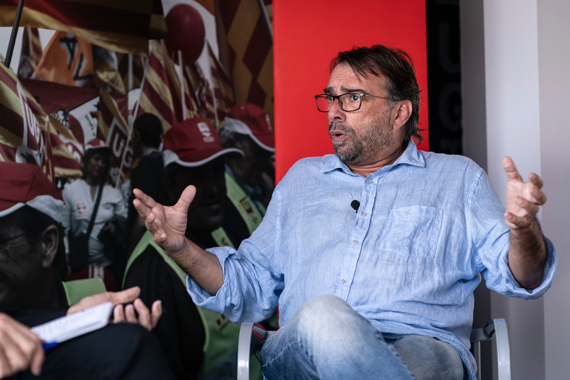 Camil Ros, secretari general de la UGT de Catalunya. Barcelona 04-06-2024 / Mireia Comas