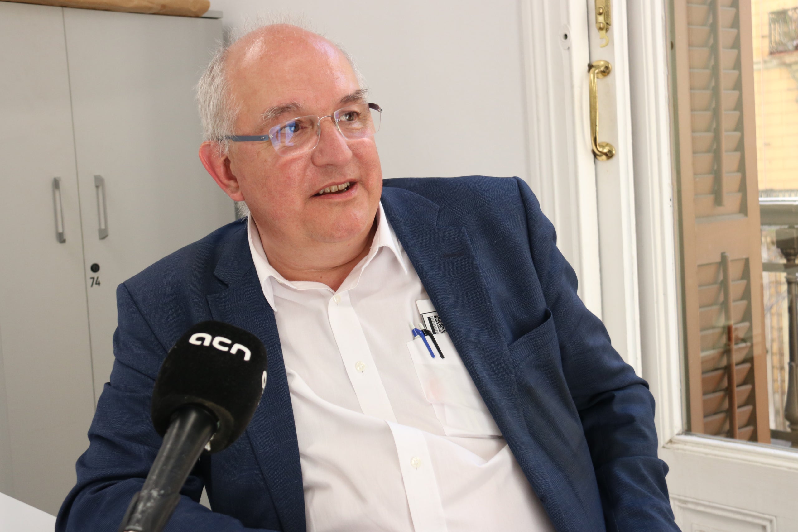 El relator de l'ONU sobre minories, Nicolas Levrat, durant una entrevista amb l'ACN / ACN