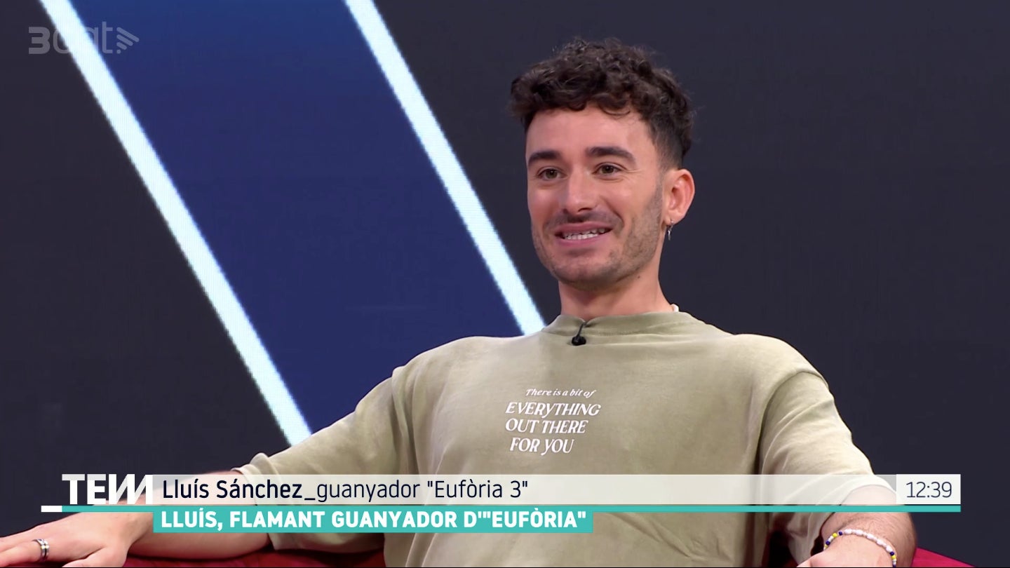 El Lluís concedeix la primera entrevista després de a victòria a Eufòria - TV3