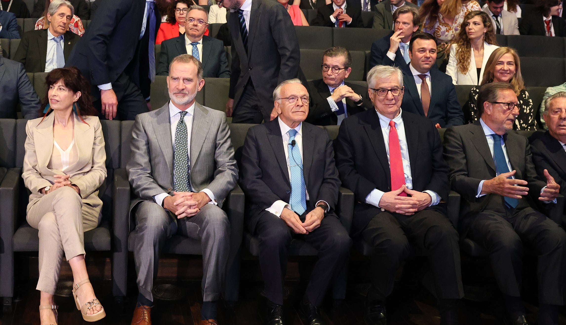 Felip i Cristina de Borbó han coincidit en un acte - Europa Press