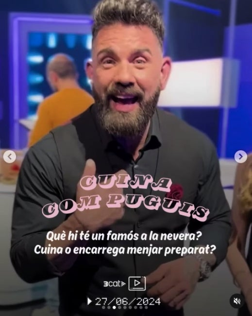 Marc Ribas presentarà un programa nou anomenat Cuina com puguis - Instagram