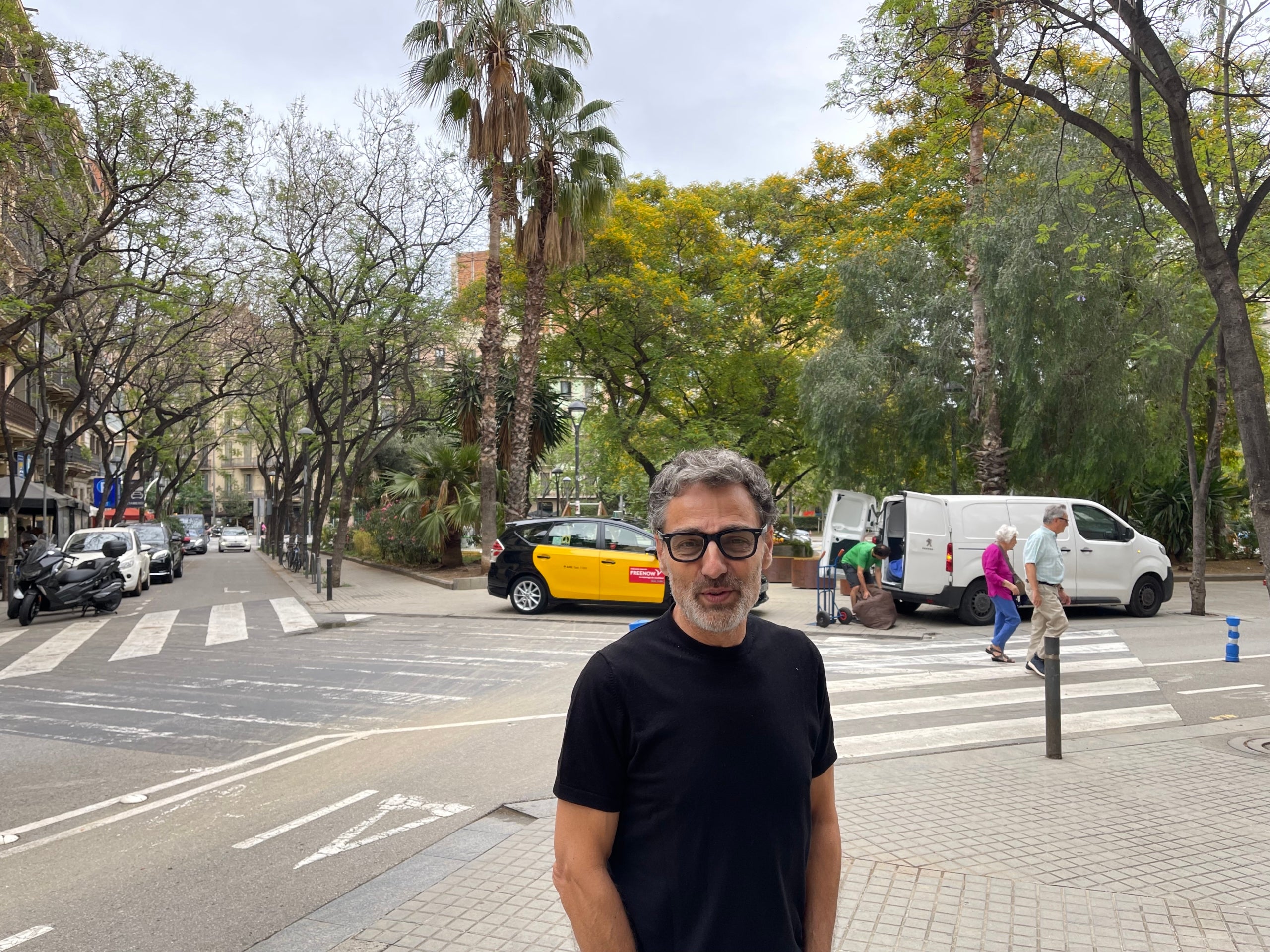 Xavier Martínez, en un moment de l'entrevista/Quico Sallés