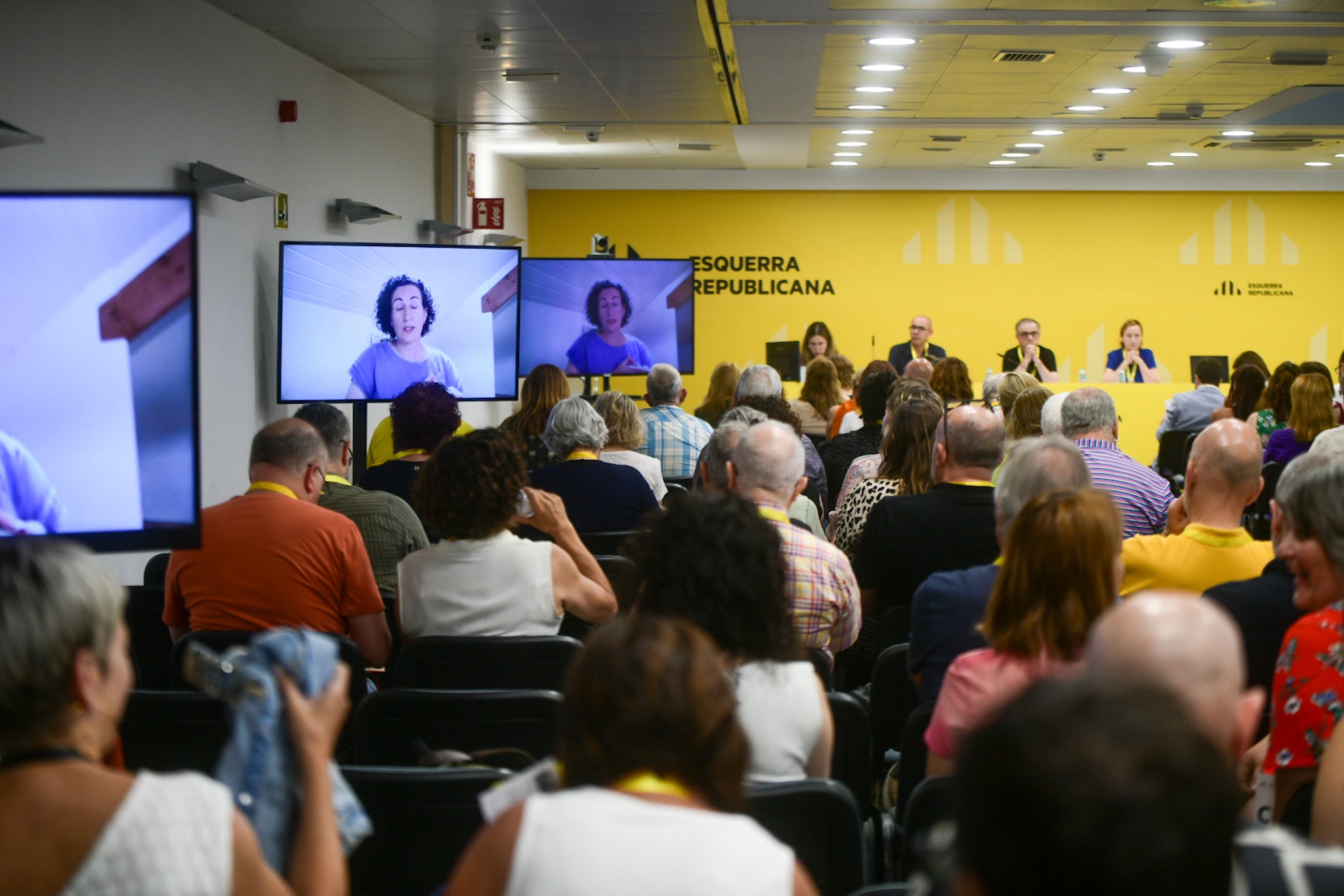 Una imatge del consell nacional d'ERC d'aquest matí/Marc Puig
