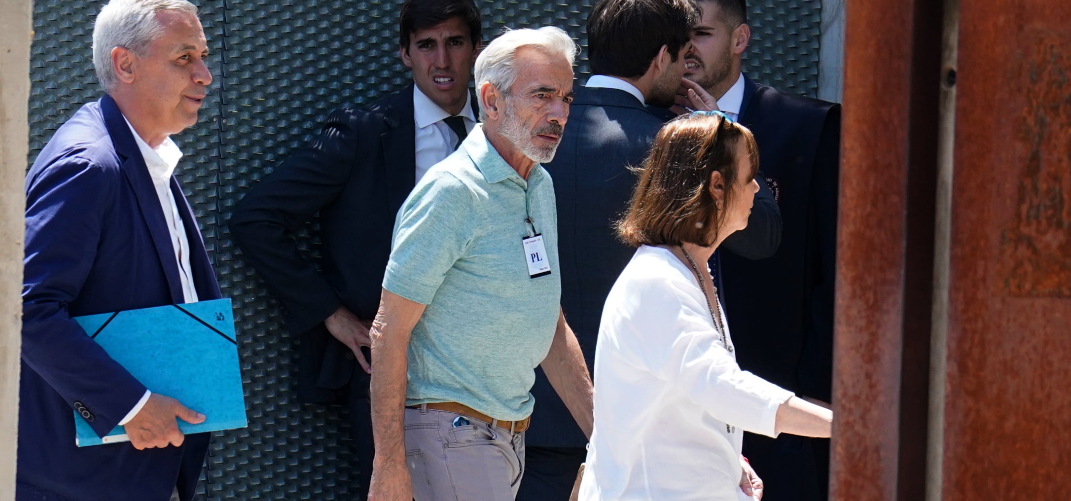 Primera imagen de Imanol Arias antes de declarar ante el juez - Europa Press
