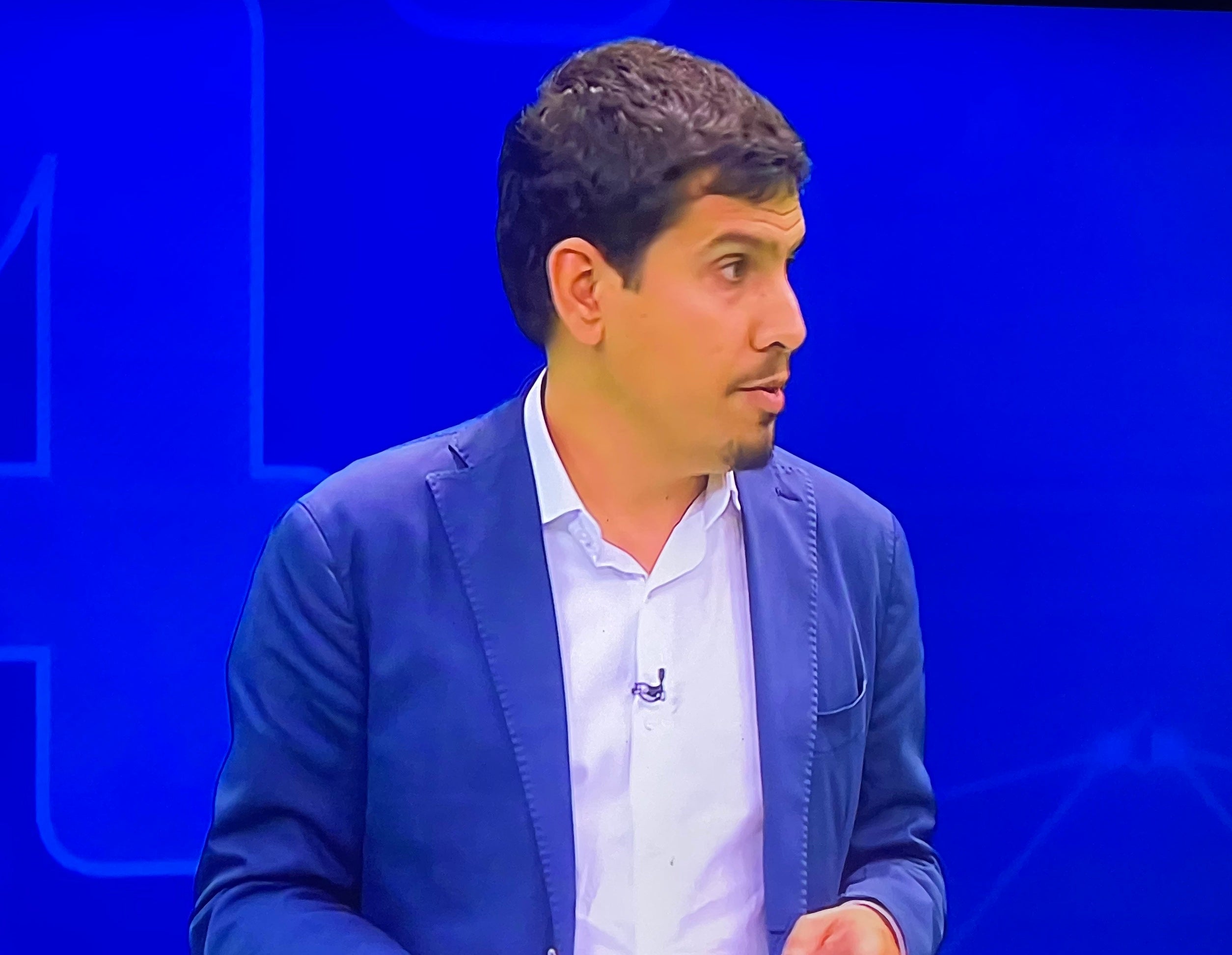 Aleix Sarri, en un moment del debat 