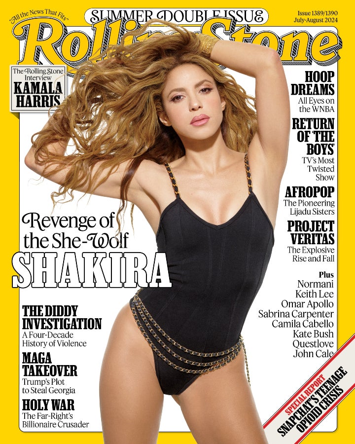 Shakira, portada de la revista Rolling Stone