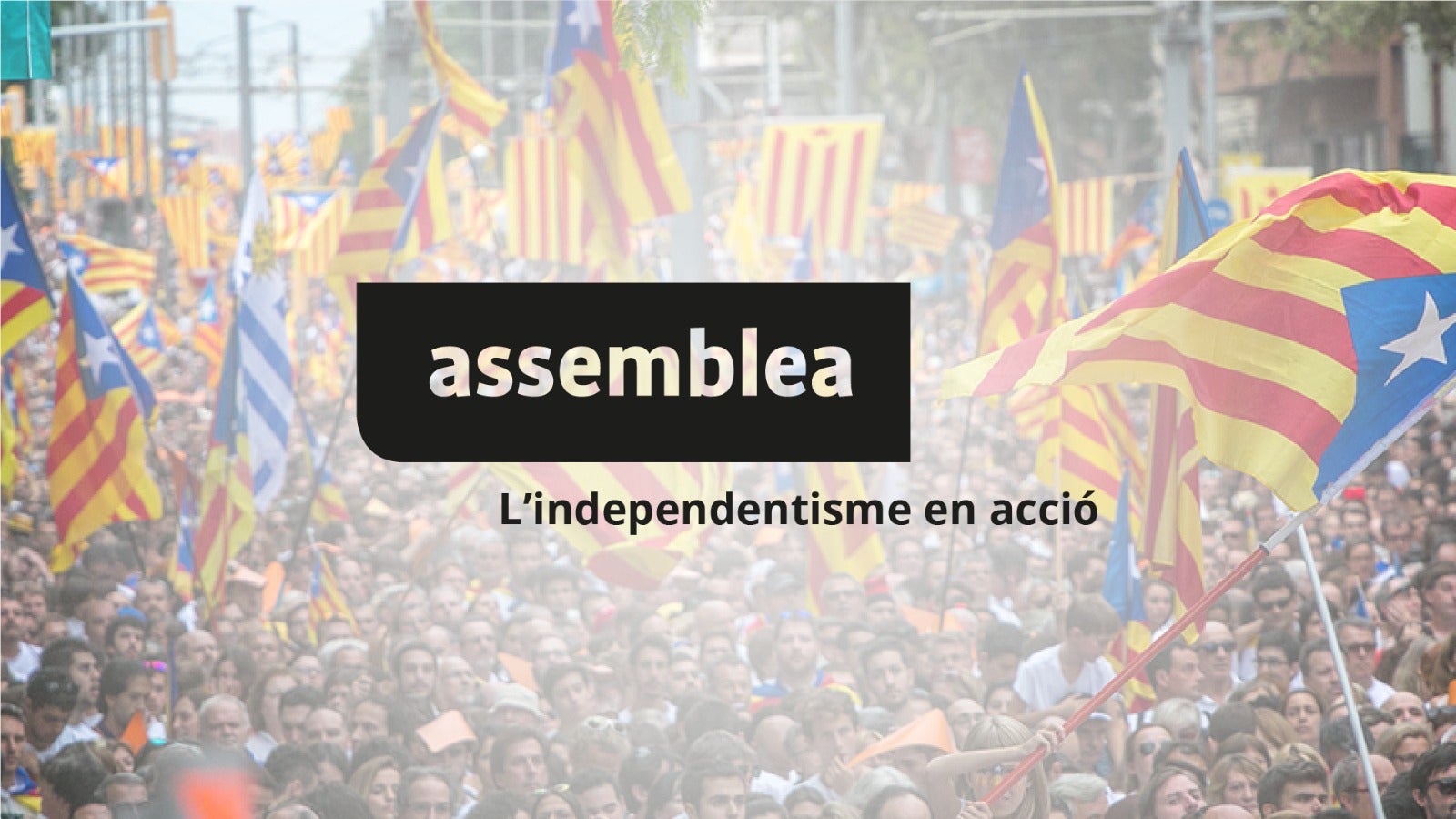El nou eslògan de l'ANC: 'L'independentisme en acció' / Cedida