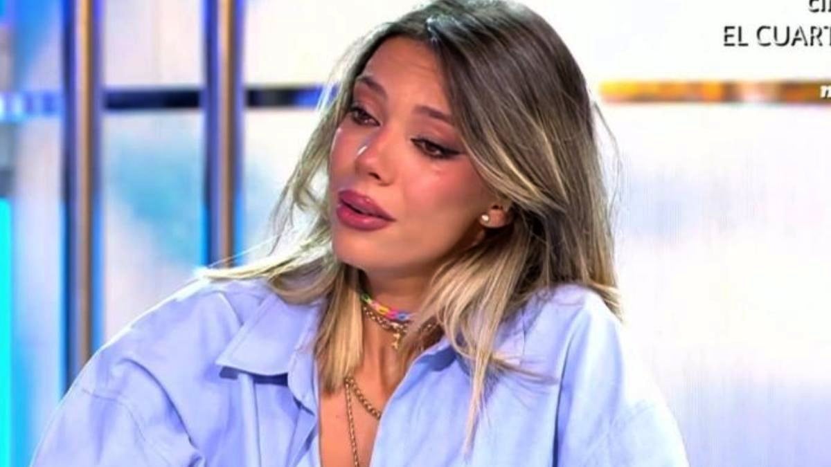 Alejandra Rubio es posa a plorar en directe a Telecinco