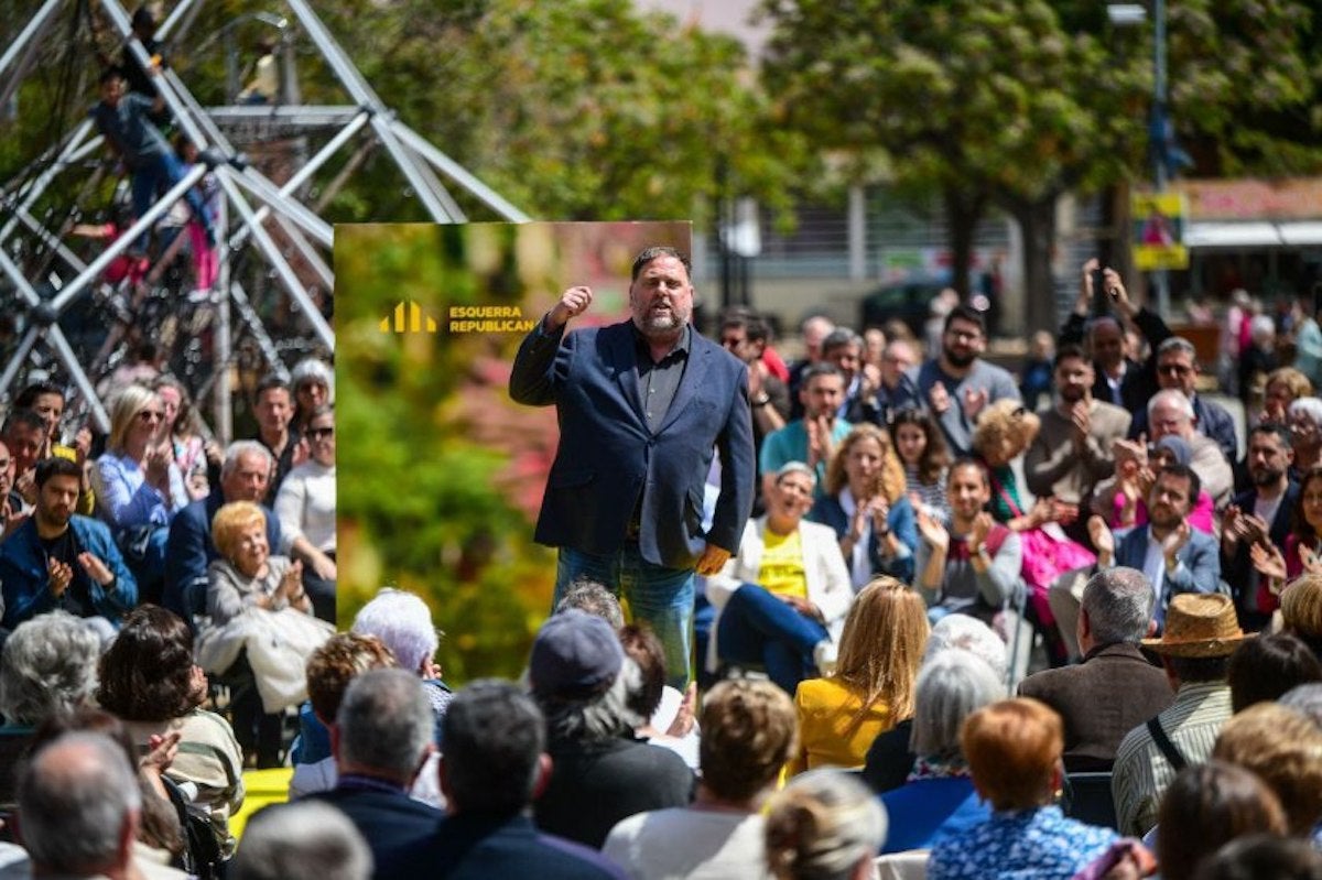 Oriol Junqueras en un acte multitudinari/Marc Puig