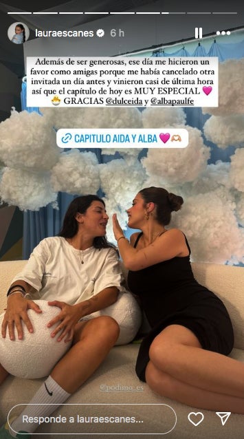 Dulceda i Alba Paul parlen de l'embaràs amb Laura Escanes - Instagram