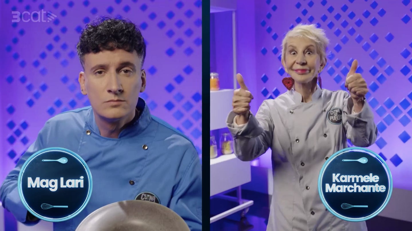 El Mago Lari se enfrenta a Karmele Marchante a Cocina como puedas - TV3