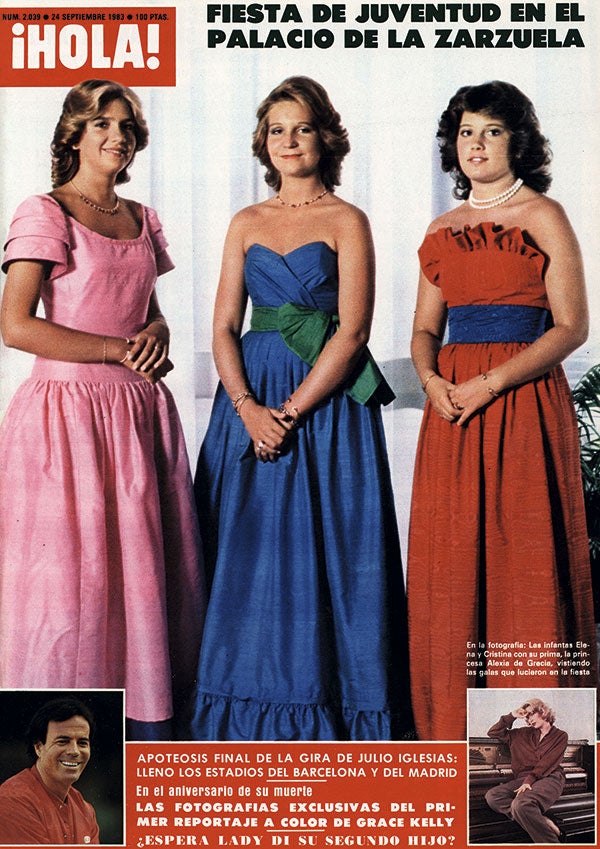 Elena y Cristina, en una foto antigua de cuando eran niñas - Hola