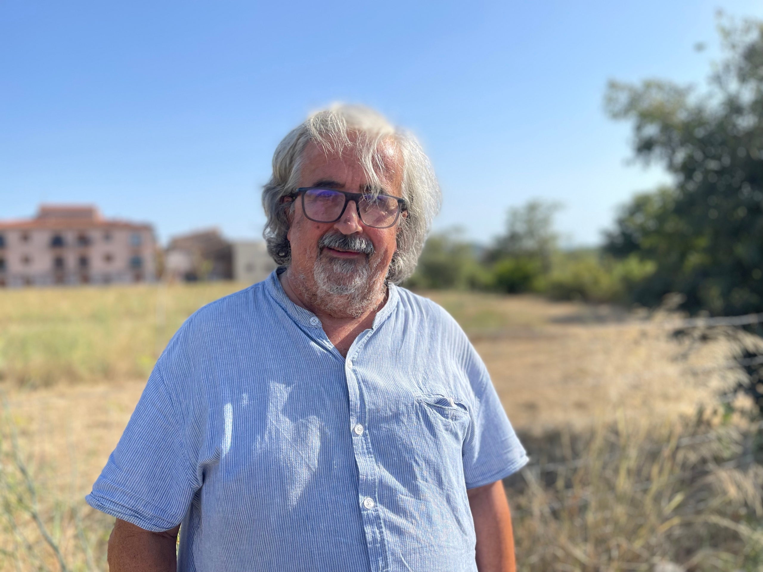 Joan Puig, en un moment de l'entrevista/Quico Sallés