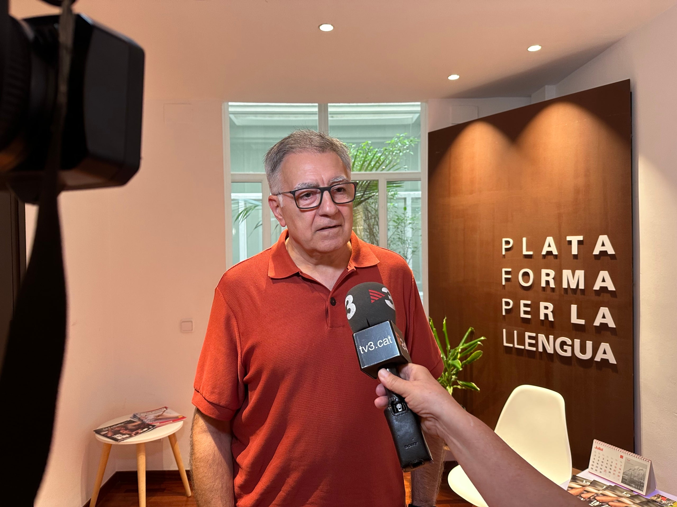 Ramon Llena, advocat, exjutge i assessor jurídic de Plataforma per la Llengua / JMB