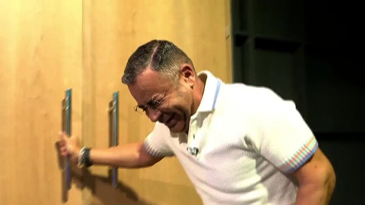 Jorge Javier té un problema amb la porta del plató - Telecinco