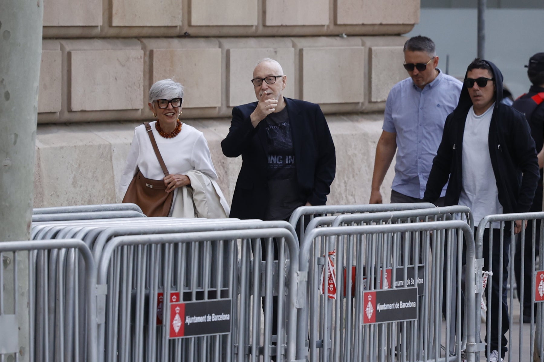 Josep Maria Mainat arriba als jutjats per testificar en el judici contra Ángela Dobrowolski - Europa Press