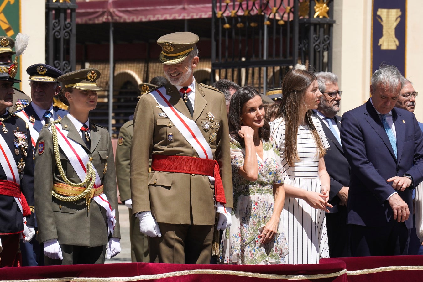 La princesa ha presentat Sofia als seus amics militars - Europa Press