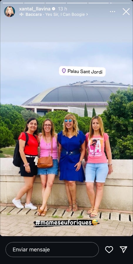 La Xantal Llavina ha anat amb un grup d'amigues i les filles - Instagram