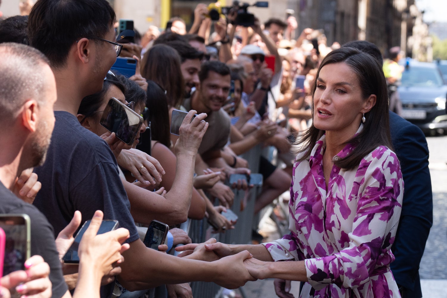 Letícia, rebuda amb molta estima a Barcelona - Europa Press