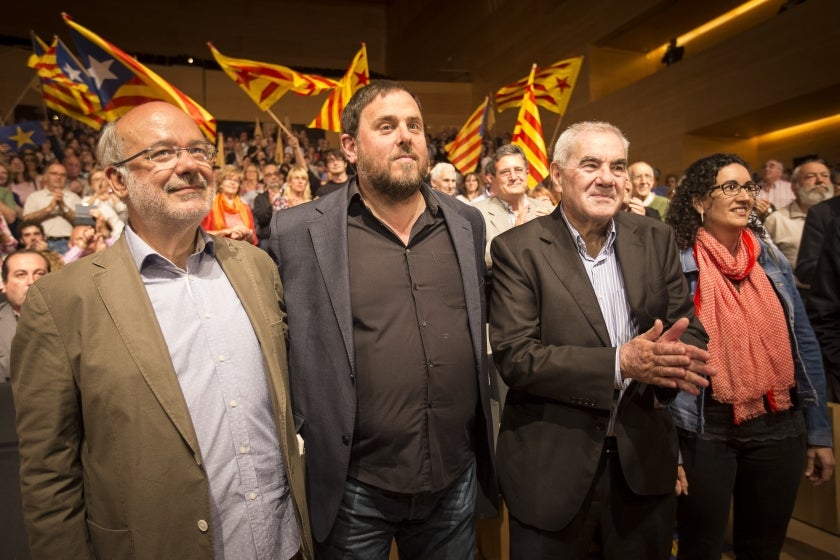 Josep Maria Terricabres, Oriol Junqueras, Ernest Maragall i Marta Rovira/ERC