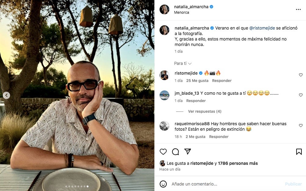 Risto Mejide i Natalia han viscut uns dies romàntics - Instagram