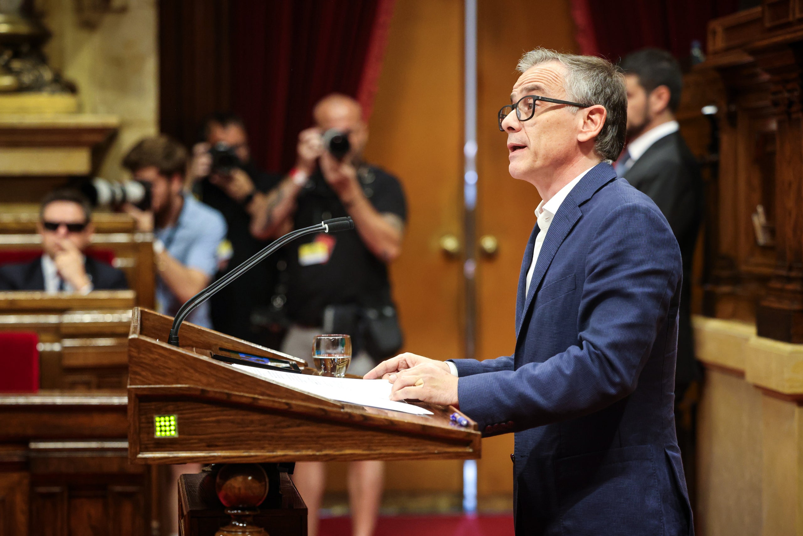 Josep Maria Jové ha intervingut en nom d'ERC en el debat d'investidura ACN/ JORDI BORRÀS