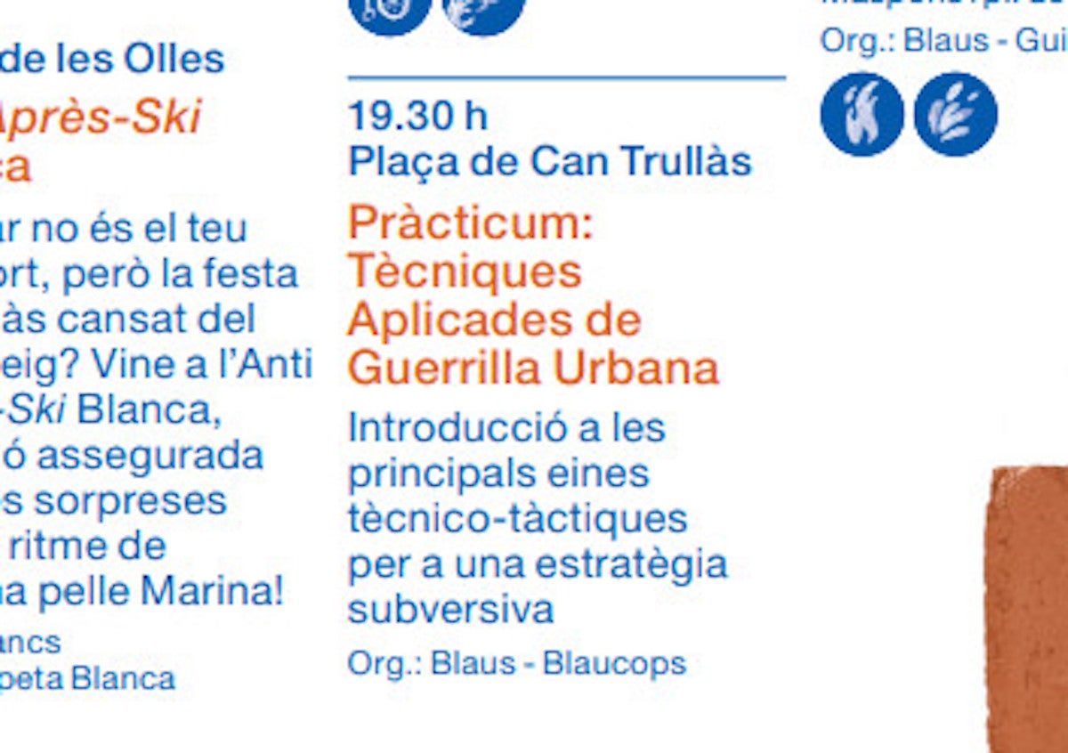 El programa de la Fiesta Mayor de Granollers donde se anuncia esta actividad polémica / ACN