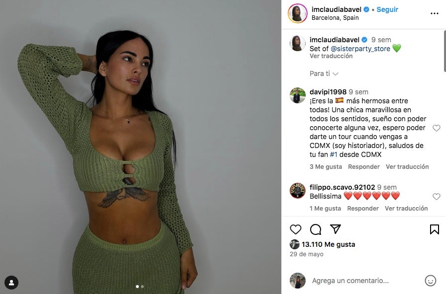 Així és Claudia Bavel, la model que ha sopat amb Iker Casillas - Instagram