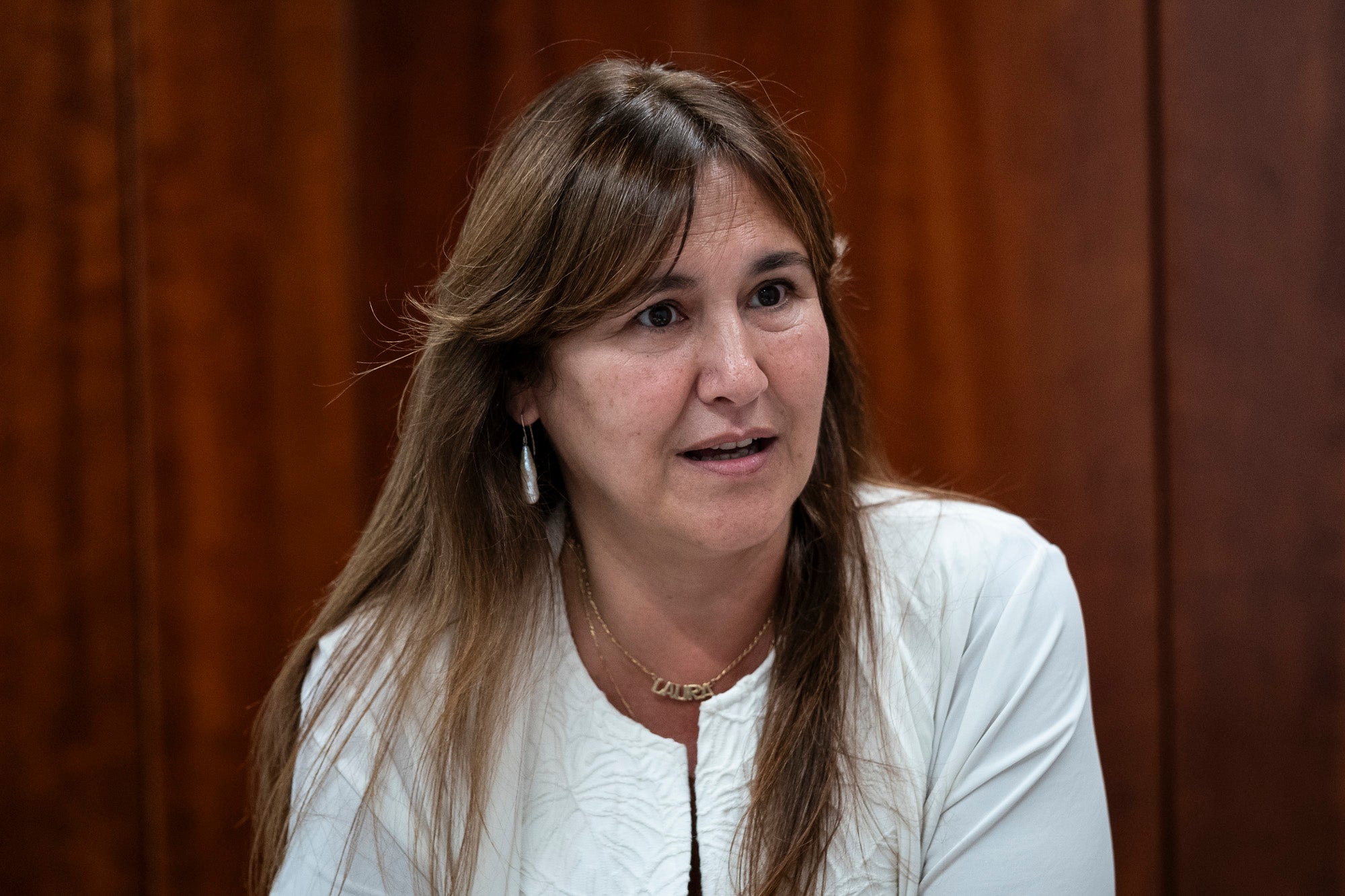 Laura Borràs, presidenta de Junts per Catalunya. Barcelona 31-07-2024 / Mireia Comas
