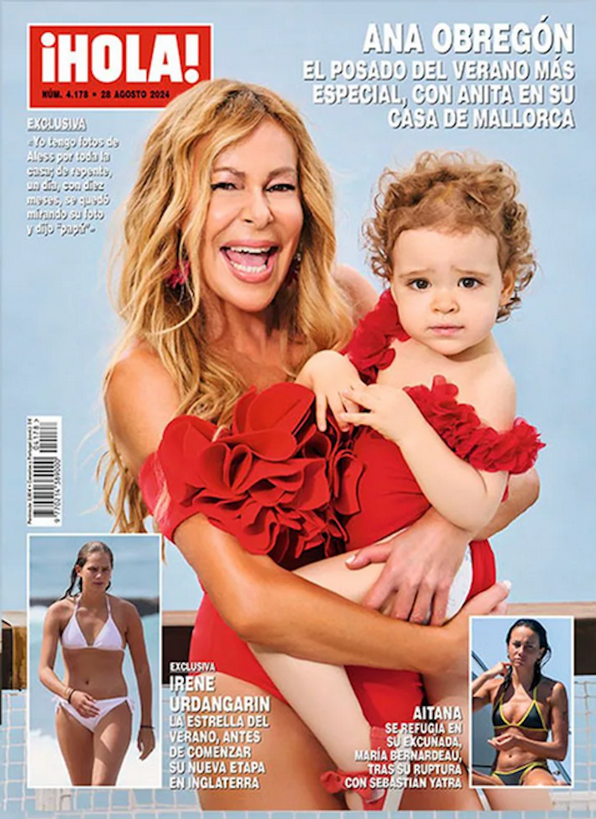 Ana Obregón posa amb la seva neta / Revista 'Hola'