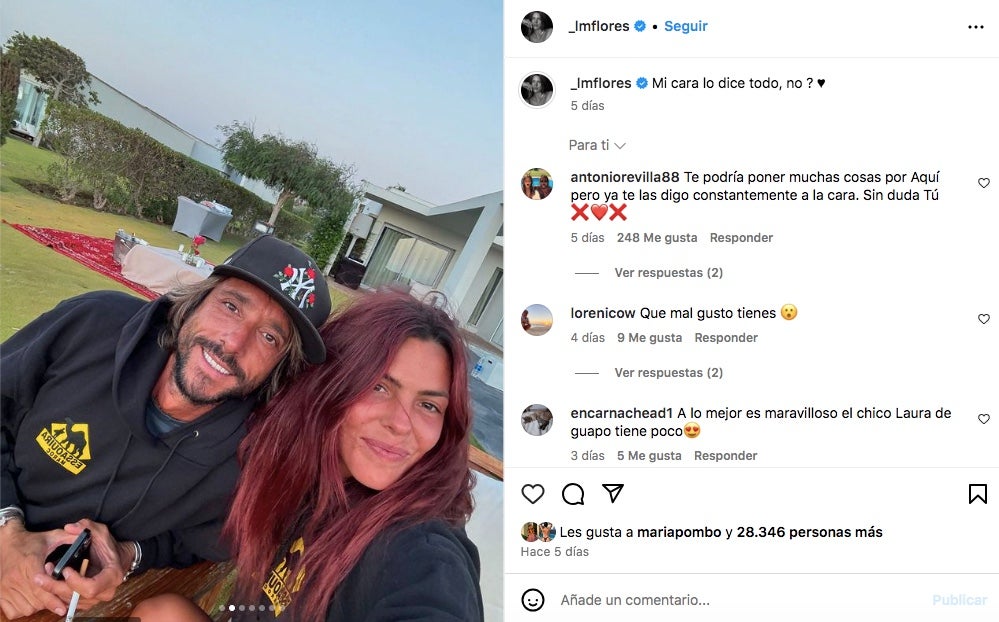 La influencer es mostra molt enamorada - Instagram
