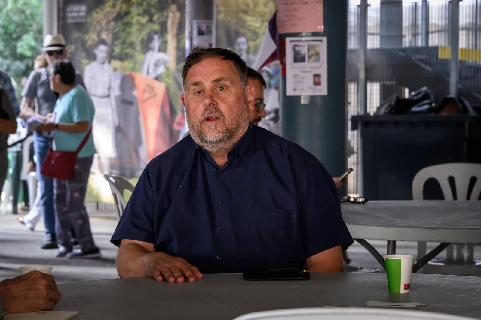 Oriol Junqueras, en la seva jornada com a professor a Prada, el Conflent/Josep Maria Montaner-UCE