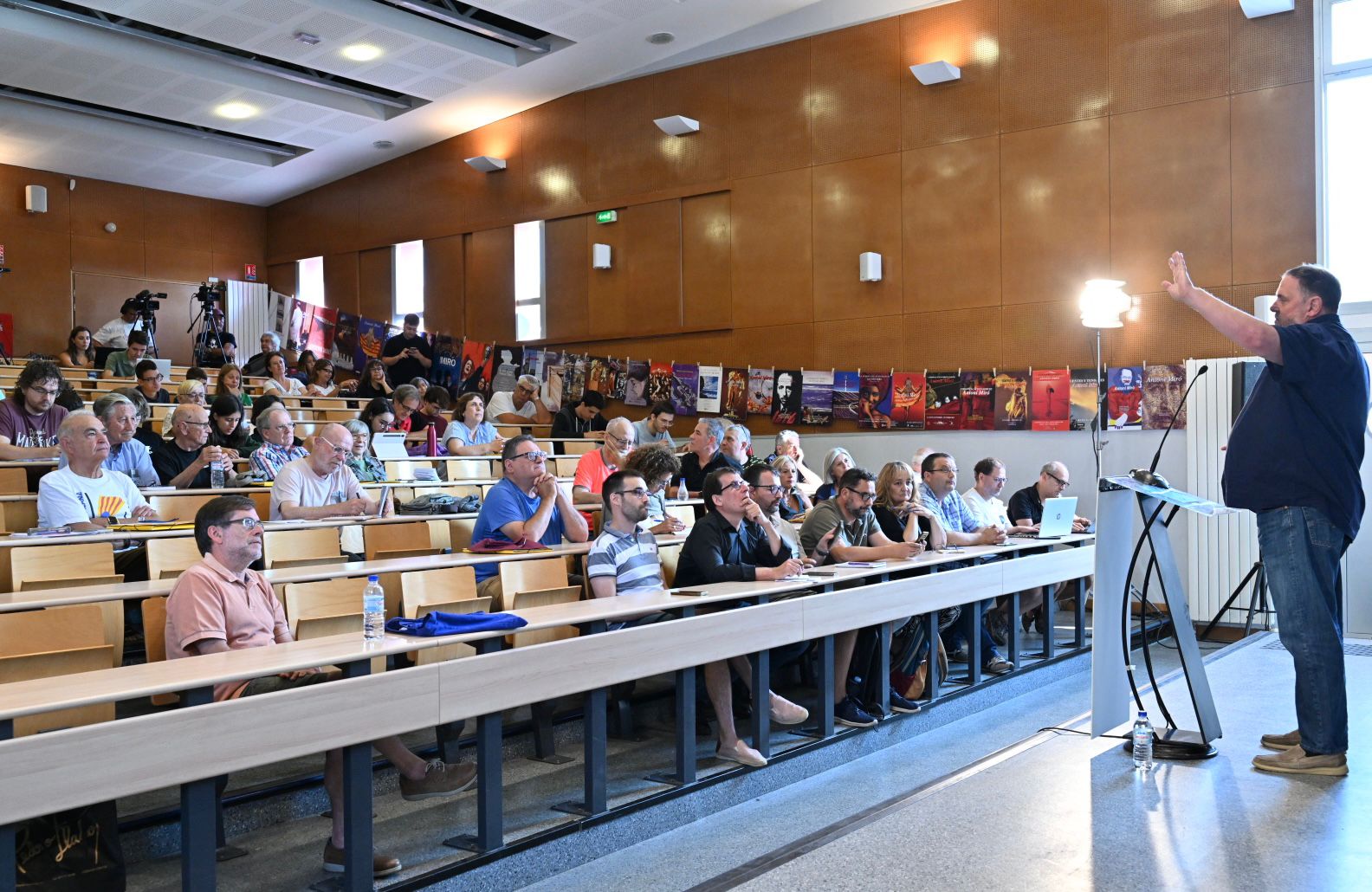 Oriol Junqueras, durant la seva intervenció a l'UCE 2024/Josep Maria Montaner-UCE