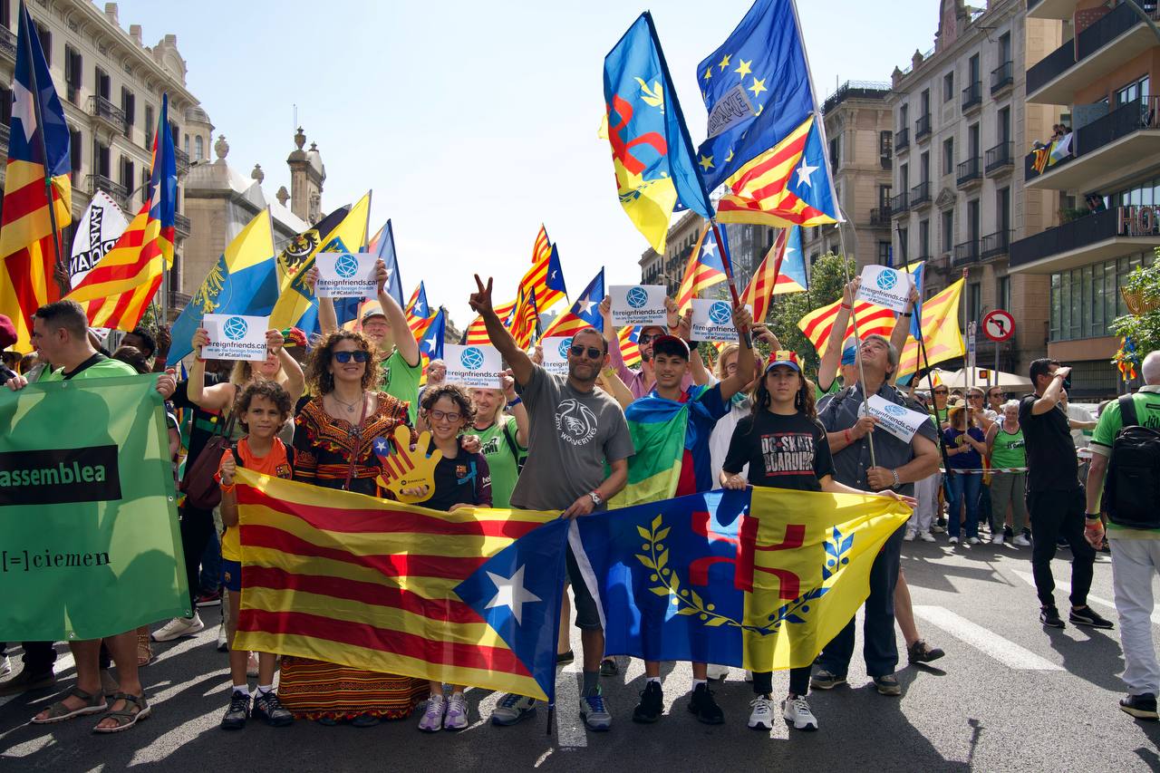 Manifestació independentista de la Diada de l'Onze de Setembre d'aquest 2024 a Barcelona / Mireia Comas