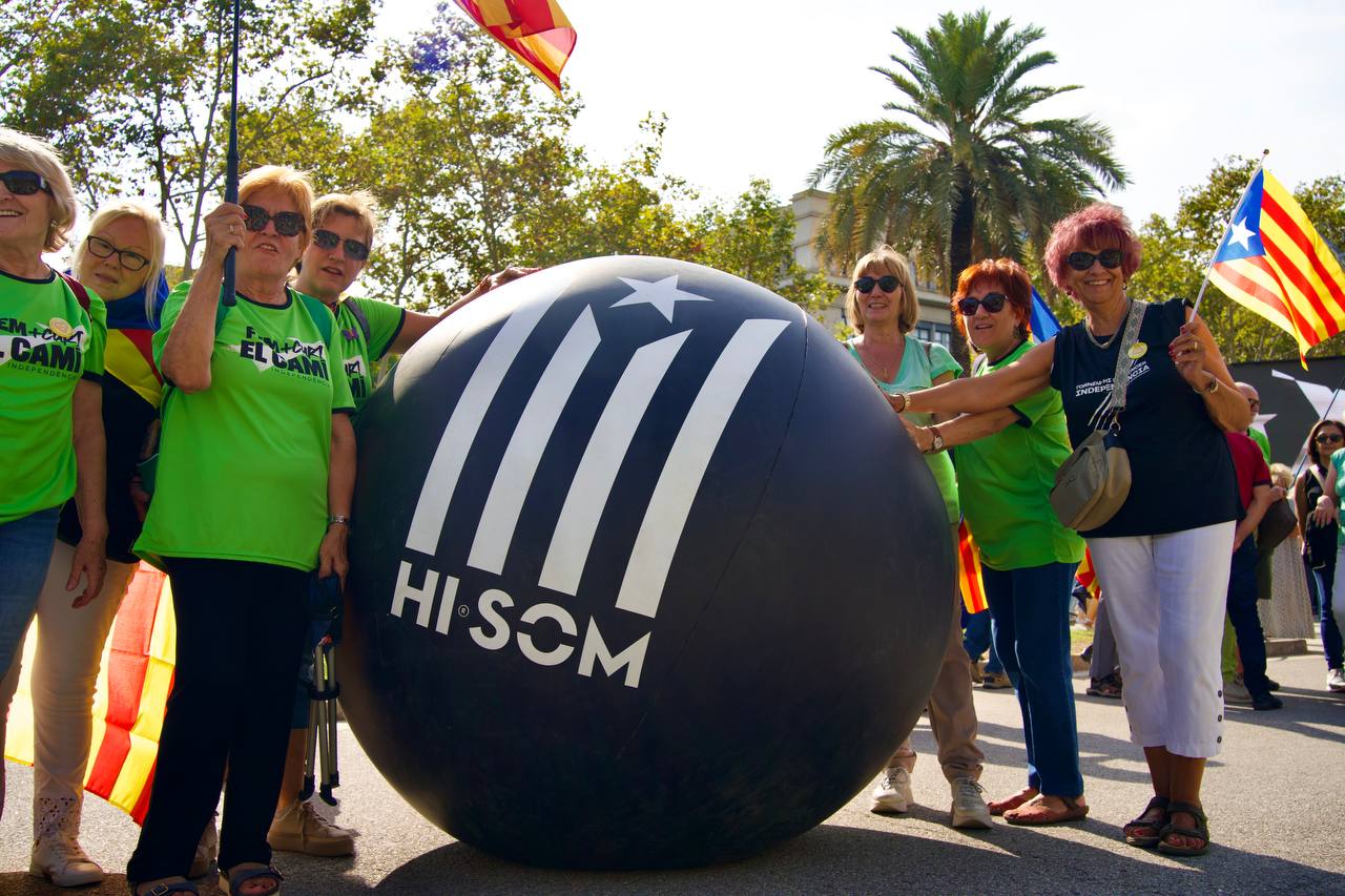 Manifestació independentista de la Diada de l'Onze de Setembre d'aquest 2024 a Barcelona / Mireia Comas