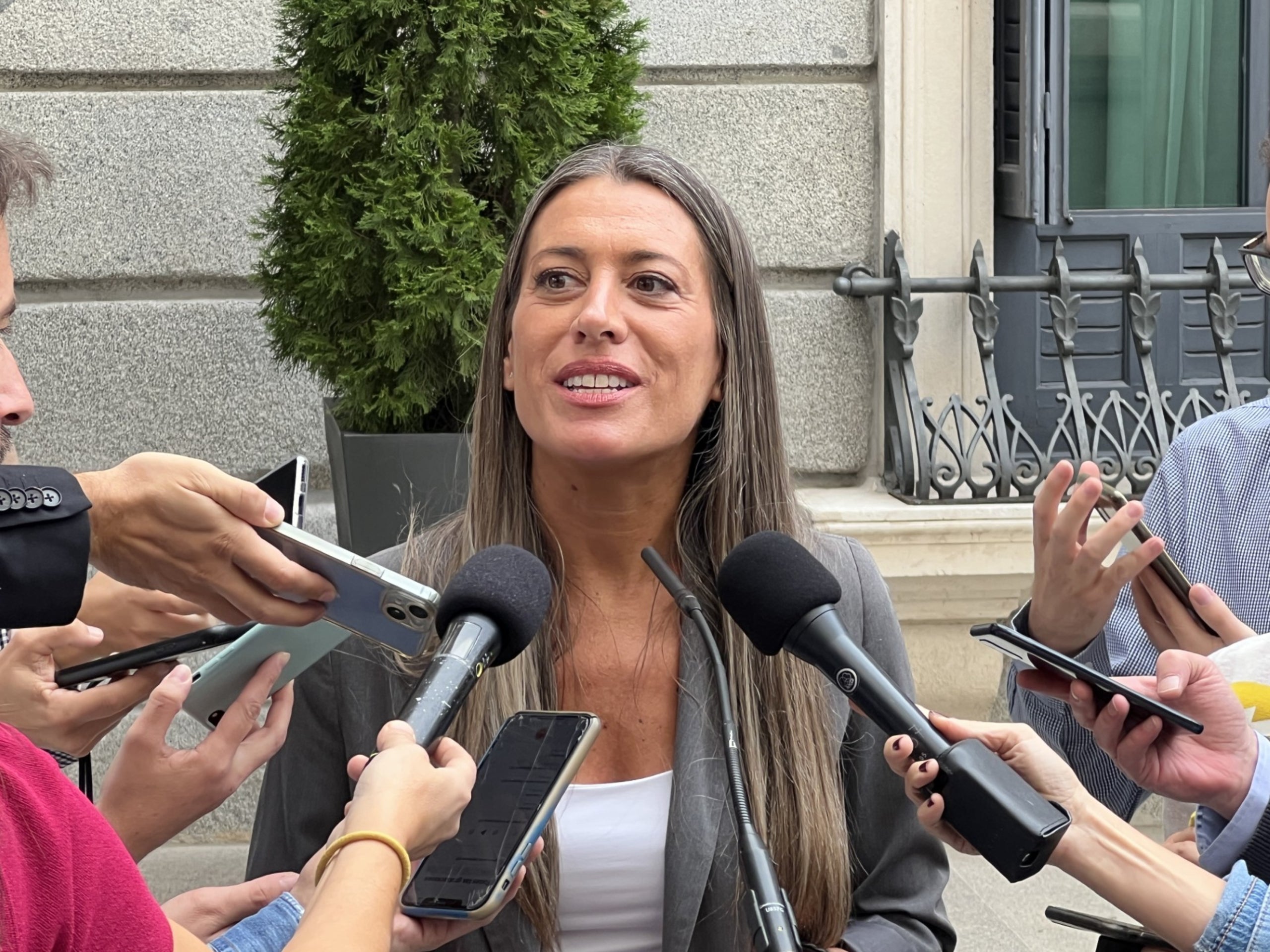 La portaveu de Junts al Congrés, Míriam Nogueras, aquest dimarts al Congrés | ACN