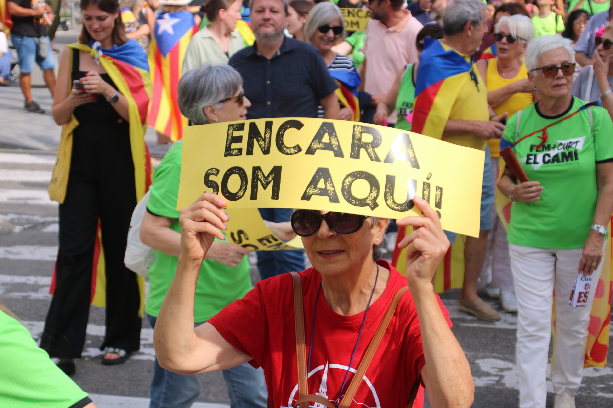 Una dona reivindica a Tarragona que 'encara som aquí' |
Autor: Eloi Tost/Mar Rovira