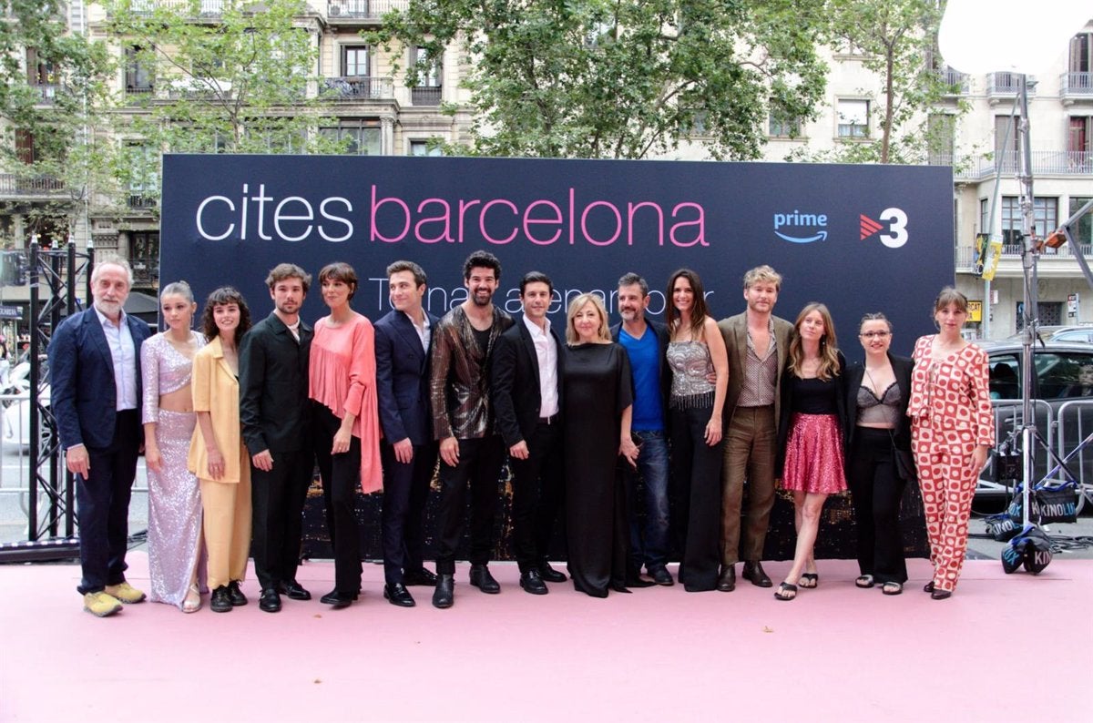 Los actores de Citas Barcelona, en la presentación que hicieron hace unos meses | Europa Press