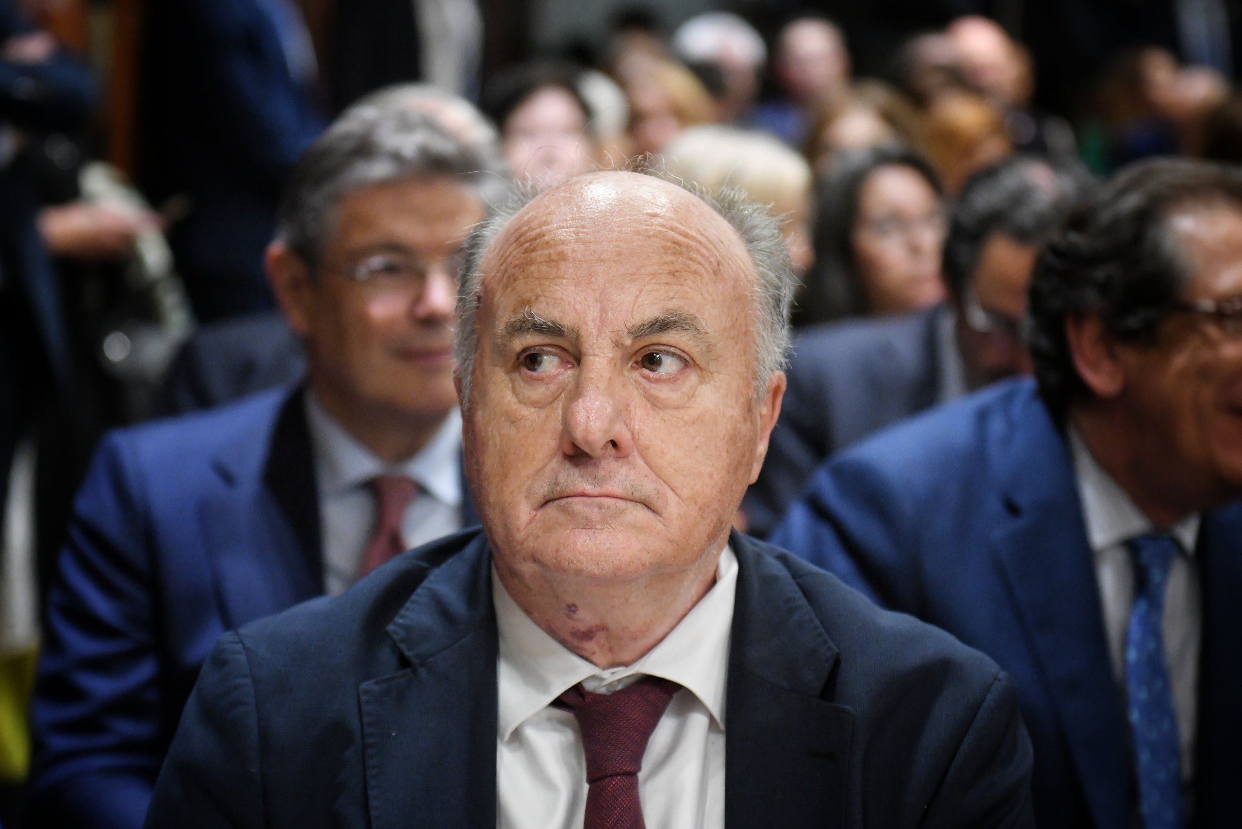 Manuel García Castellón en un acte abans de la seva jubilació 
Fernando Sánchez / Europa Press
