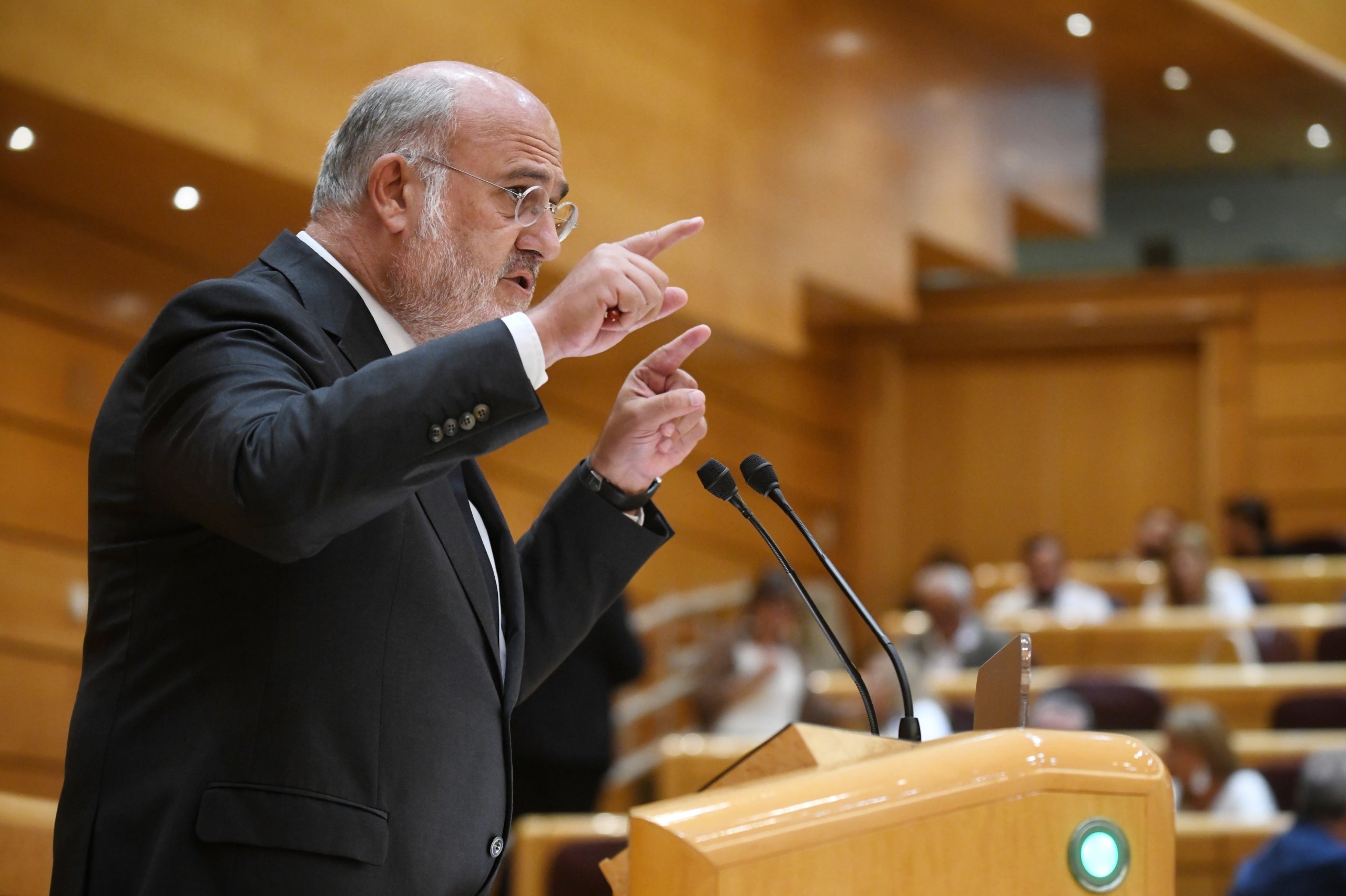 El portaveu de Junts al Senat, Eduard Pujol | Europa Press
