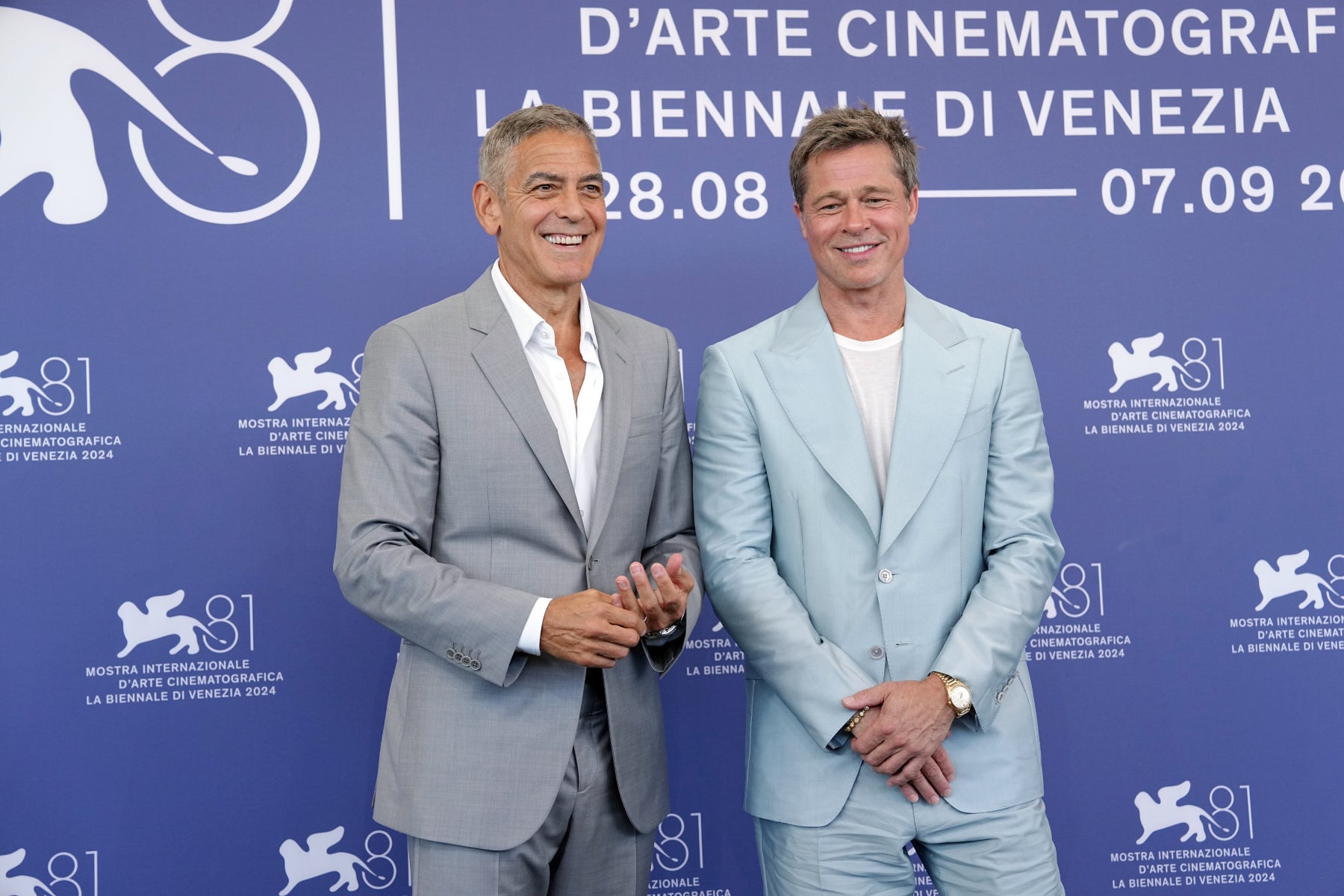 George Clooney i Brad Pitt han revolucionat Venècia - Europa Press