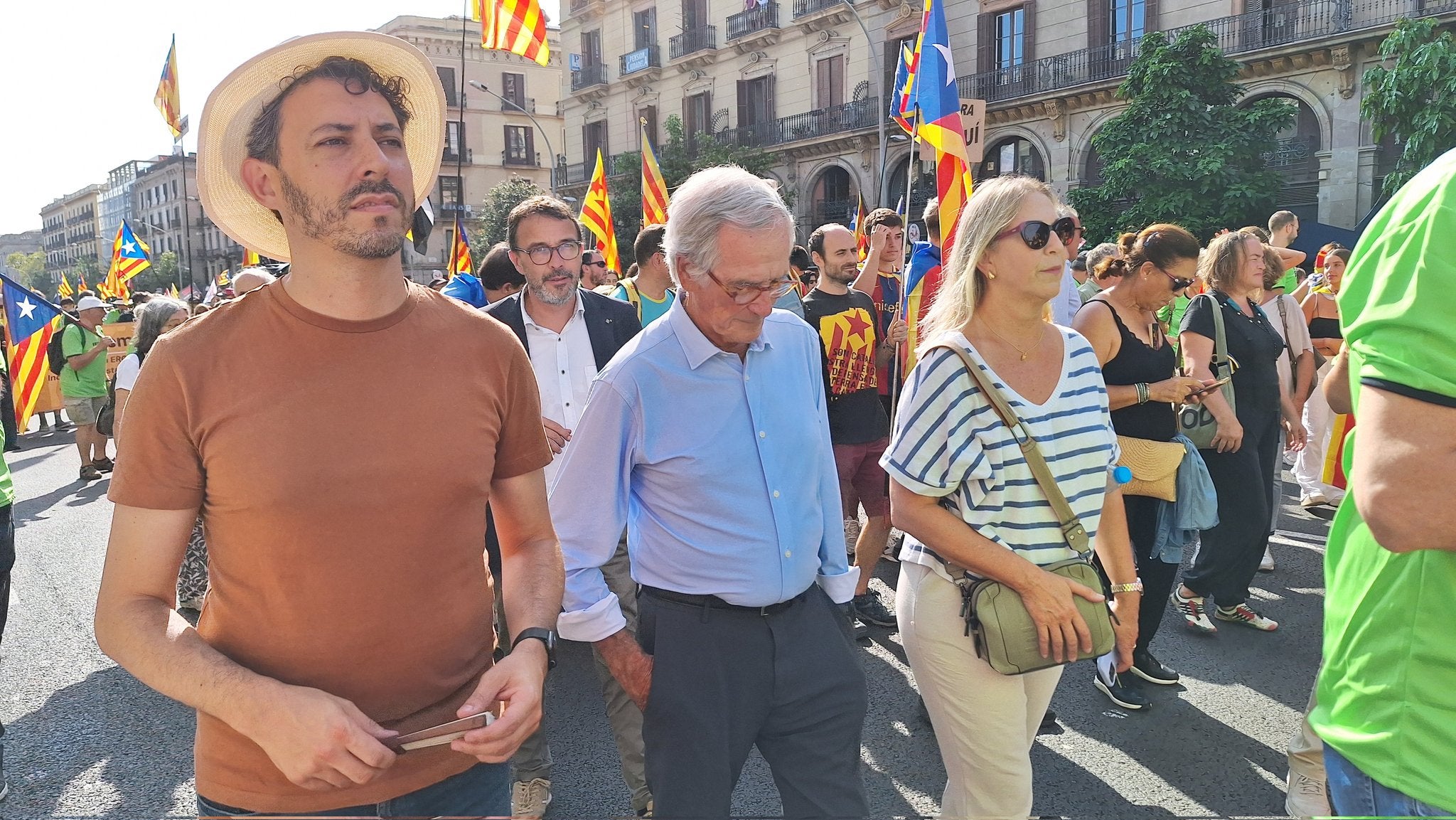 L’exalcalde i fins al passat mes de juliol cap de files de junts a Barcelona, Xavier Trias, en la Diada d'aquest 2024 / Xavier Trias
