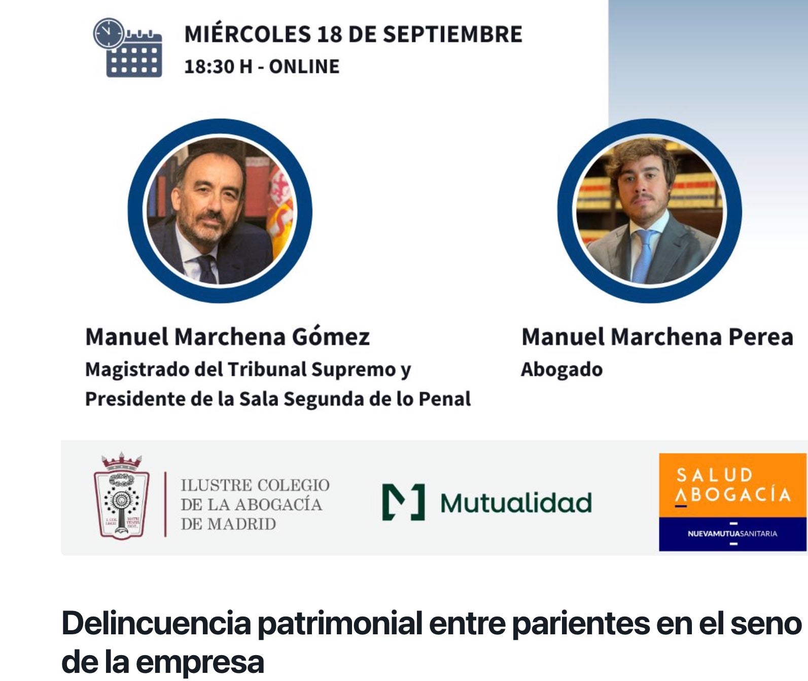 El anuncio de la formación con los dos Marchena/AJAM