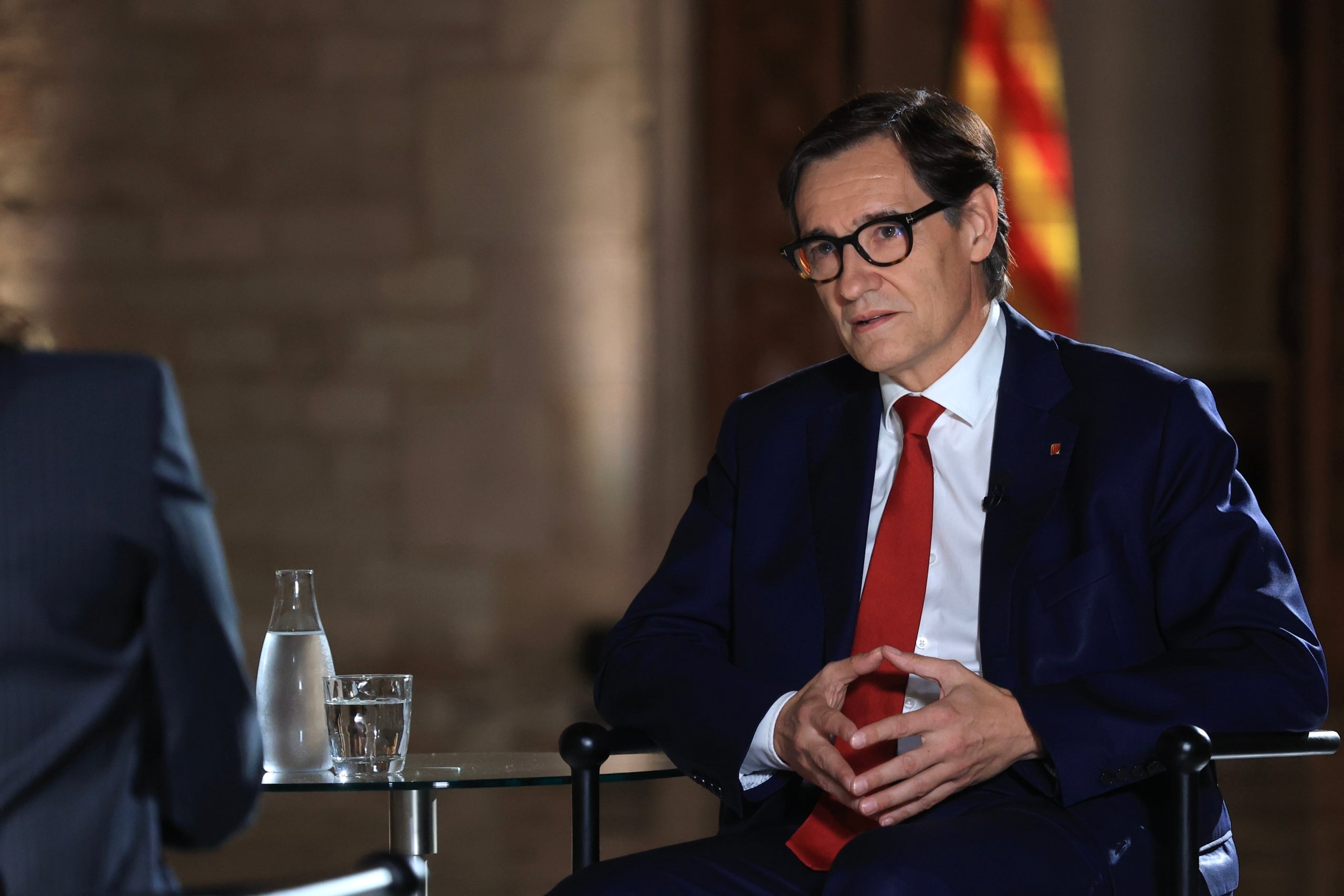 El president de la Generalitat, Salvador Illa, en la primera entrevista institucional a TV3 / Ruben Moreno / Govern de la Generalitat