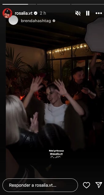 Rosalía ho dona tot en la seva festa d'aniversari - Instagram