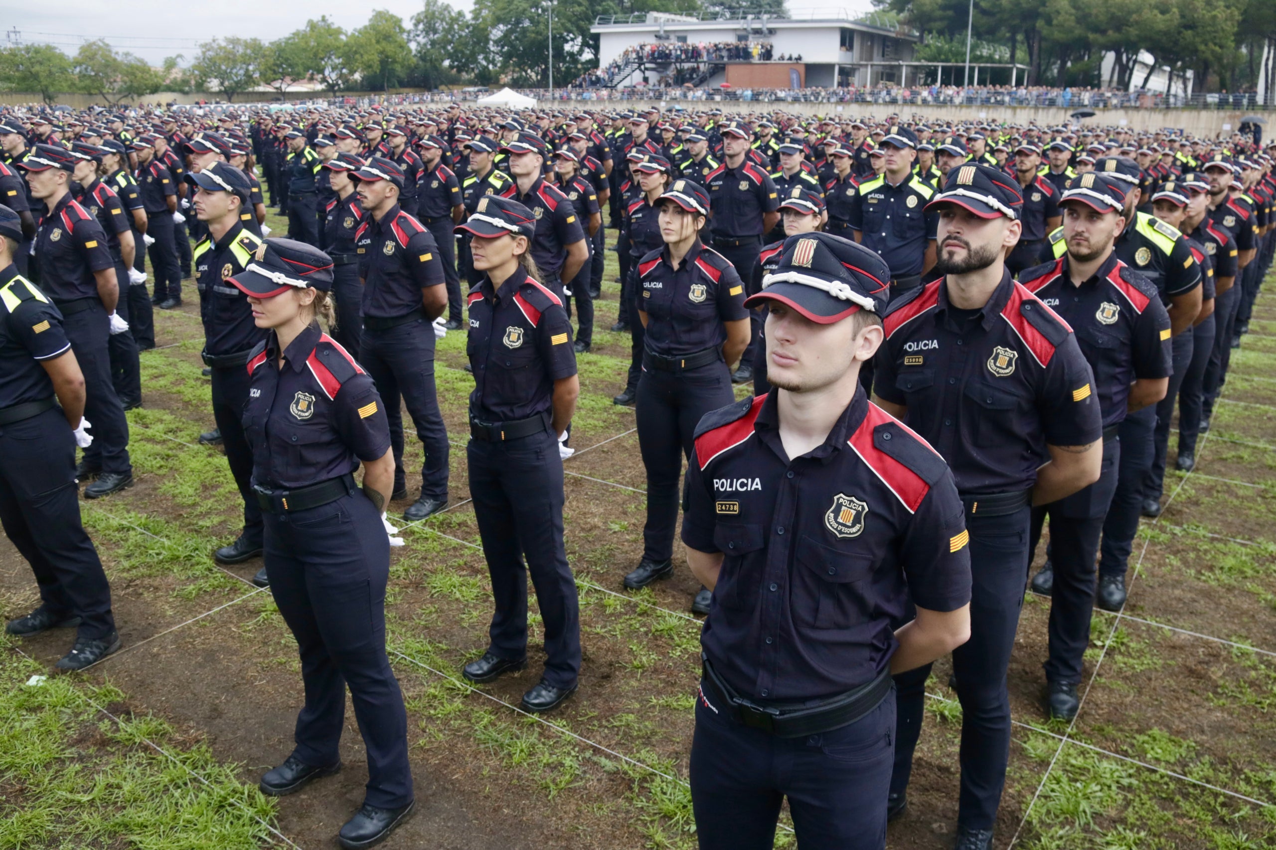 Mossos d'Esquadra i policies locals de la 37 promoció el dia de la graduació a l'Institut de Seguretat Pública de Catalunya/Jordi Pujolar-ACN