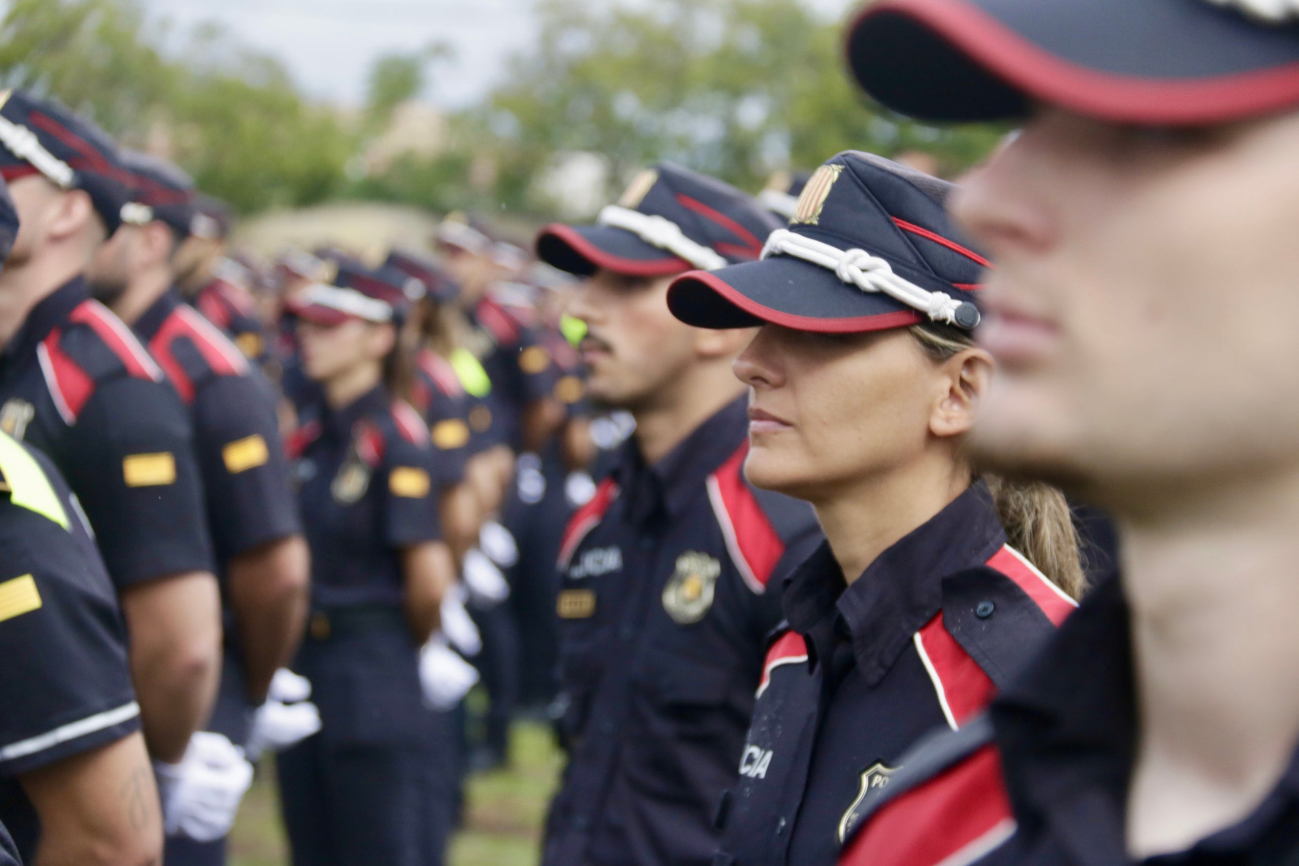 Mossos d'Esquadra de la 37 promoció en el lliurament de despatxos del passat 27 de setembre/Jordi Pujolar-ACN