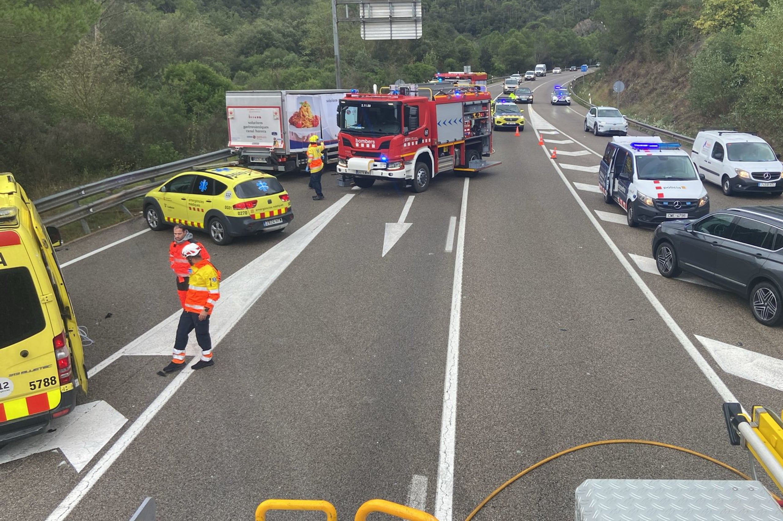 Imatge d'arxiu d'un accident a l'N-II / ACN