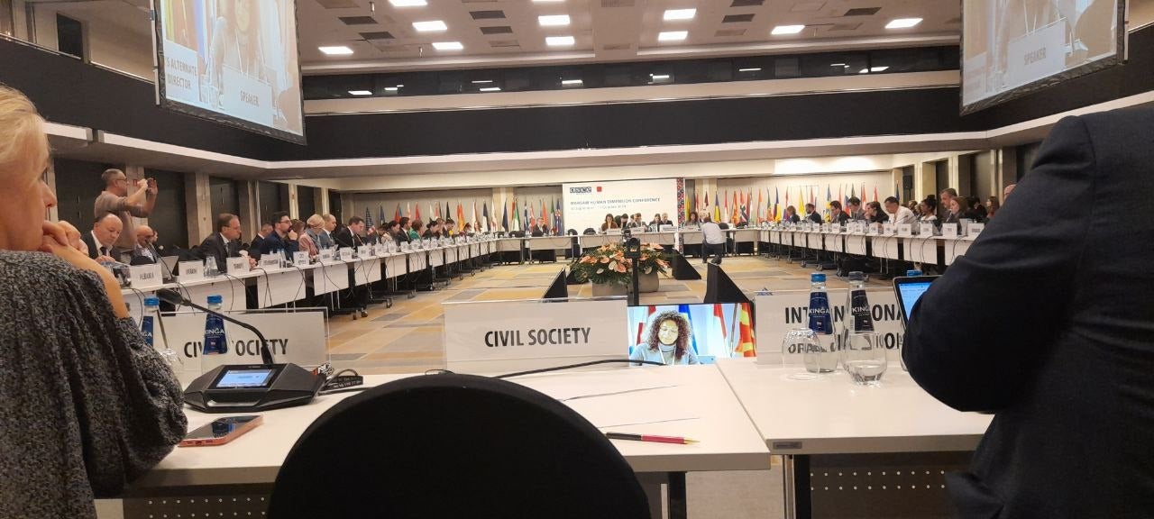 Conferència de la Dimensió Humana de Varsòvia de l'OSCE / ANC